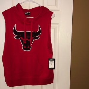 Chicago Bulls sleeveless Hoodie